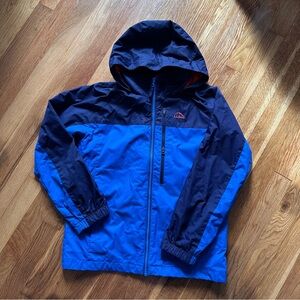 L.L. Bean Boys Medium 10/12 Blue & Orange 3-in-1 Jacket (Shell Only)